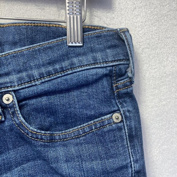 Abercrombie & Fitch Kennan Straight Jeans Mens 28x30 Dark Blue Stretch Denim - Picture 11 of 16